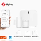Zigbee Smart Home Alarm Kit Home Automation Hub Door Sensor PIR Motion w/ Alexa