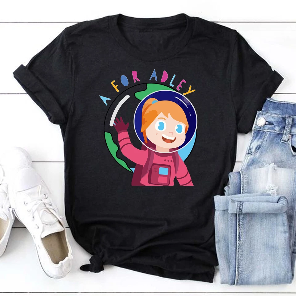 A For Adley Mens Kids T Shirt Gamer Gaming Icecream Funny Gifts Boys Girls Xmas