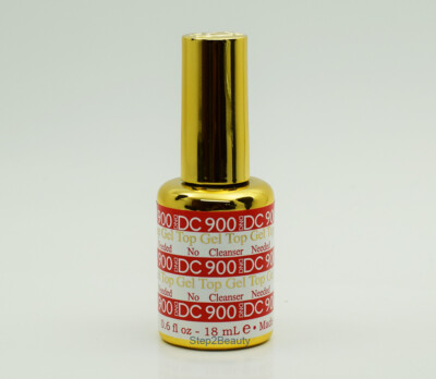 DC UV/LED Cure Soak off Gel No Cleanser Needed - Top Coat #900