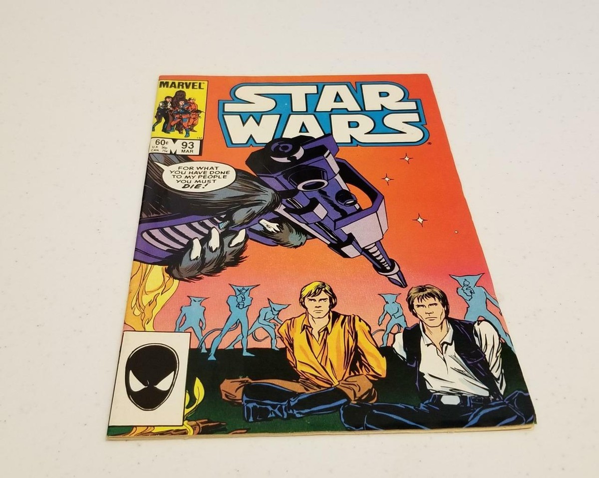 1985年　STAR WARS スターウォーズアメコミ 4冊セット Marvel Marvel Comics Star Wars #93 1985 1st Appearance Of Minka and Durne