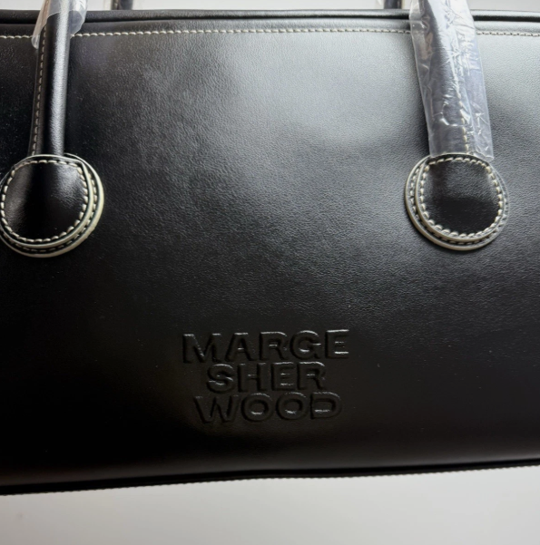 MARGE SHERWOOD Soft Boston Shoulder Bag Black | Korea Brand