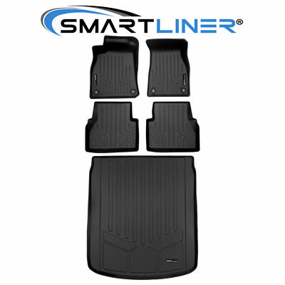 SMARTLINER Custom Fit Floor Mats Cargo Trunk Liner 2019-2025 Audi A6 S6 Sedan