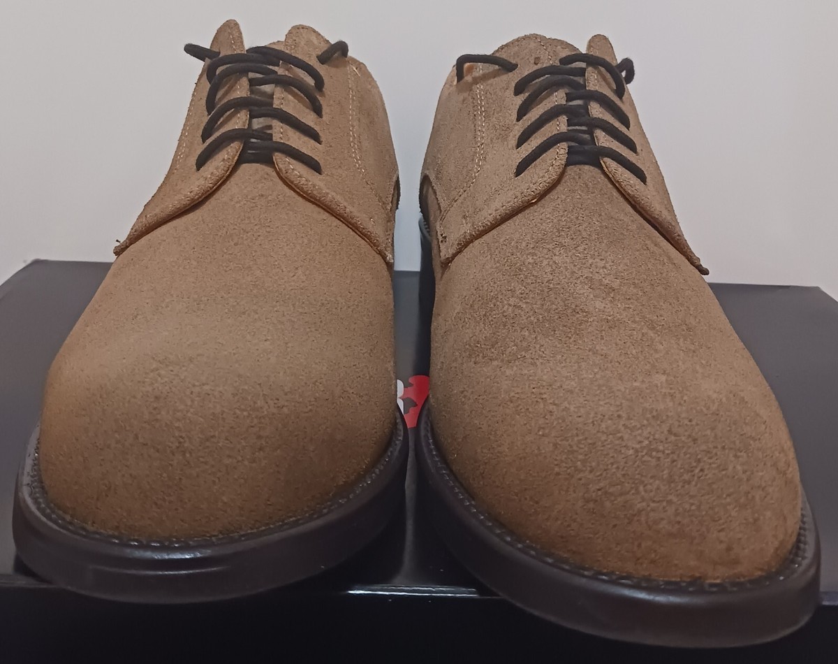 Stafford (Suede)- (Brown)-(Size 9.5)-(Pre-owned)-(New Condition)-$40.00 Stafford Suede Dress Shoes for Men for sale | eBay main image 2
