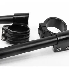 37mm Regular Clip on Fork Handle Bars For Suzuki GS500/F/E All Model Years Black