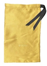 Gucci Chartreuse Satin Dust Bag Carrying Pouch For Sunglasses  Small Accessory