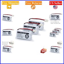 3-Pack 2.4V 600mAh Ni-MH Rechargeable Batteries for VTech Cordless Phones