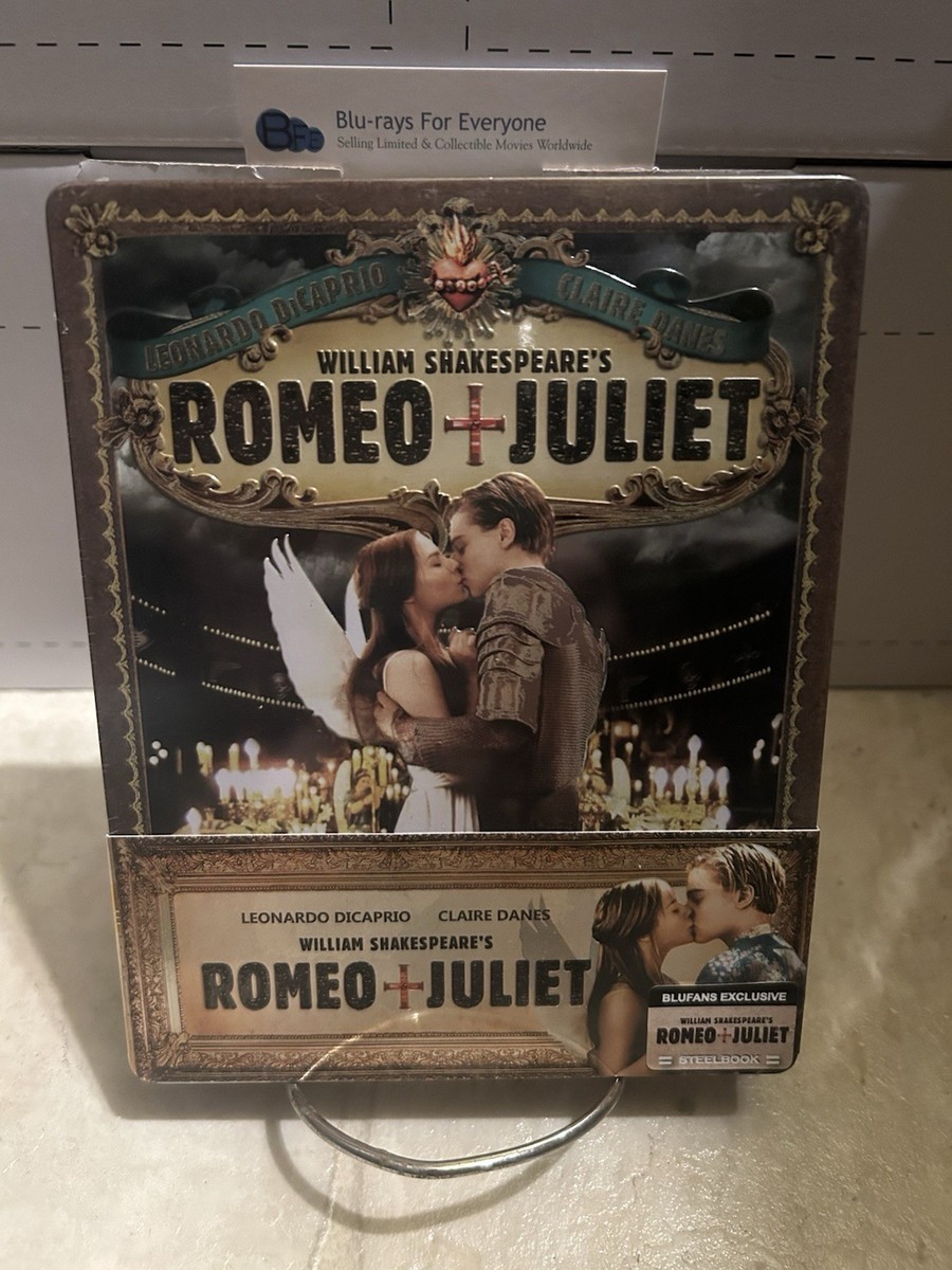 NEW Romeo + and Juliet 1/4 Slip SteelBook Blu-ray Blufans BE#28