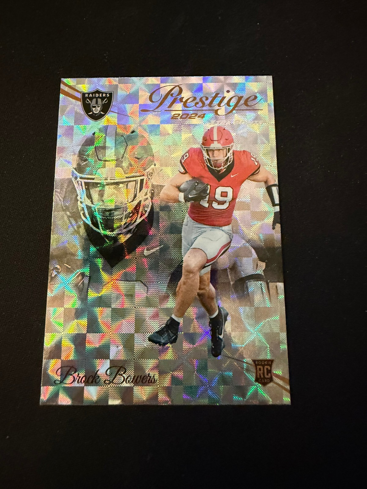 2024 Panini Prestige Brock Bowers Xtra Points Diamond #305