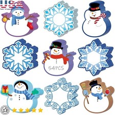 Winter Cutouts Set Christmas Snowflake Snowman DIY Decorations New