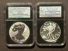 2013-W $1 SILVER AMERICAN EAGLE WEST POINT SET NGC PF70 SP70 ER : 07714L
