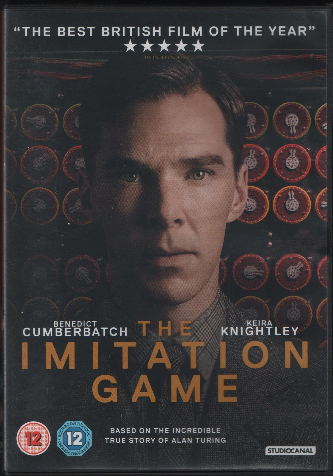 The Imitation Game (DVD 2015) Benedict Cumberbatch as Alan Turing