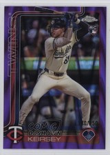 2025 Topps Chrome Purple RayWave Refractor 130/250 DaShawn Keirsey Jr #19 18bz