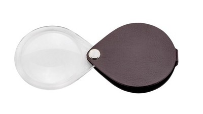 Eschenbach 1740160 Handy Magnifier Round 3.5x Dark Red Made in Germany 1740-160