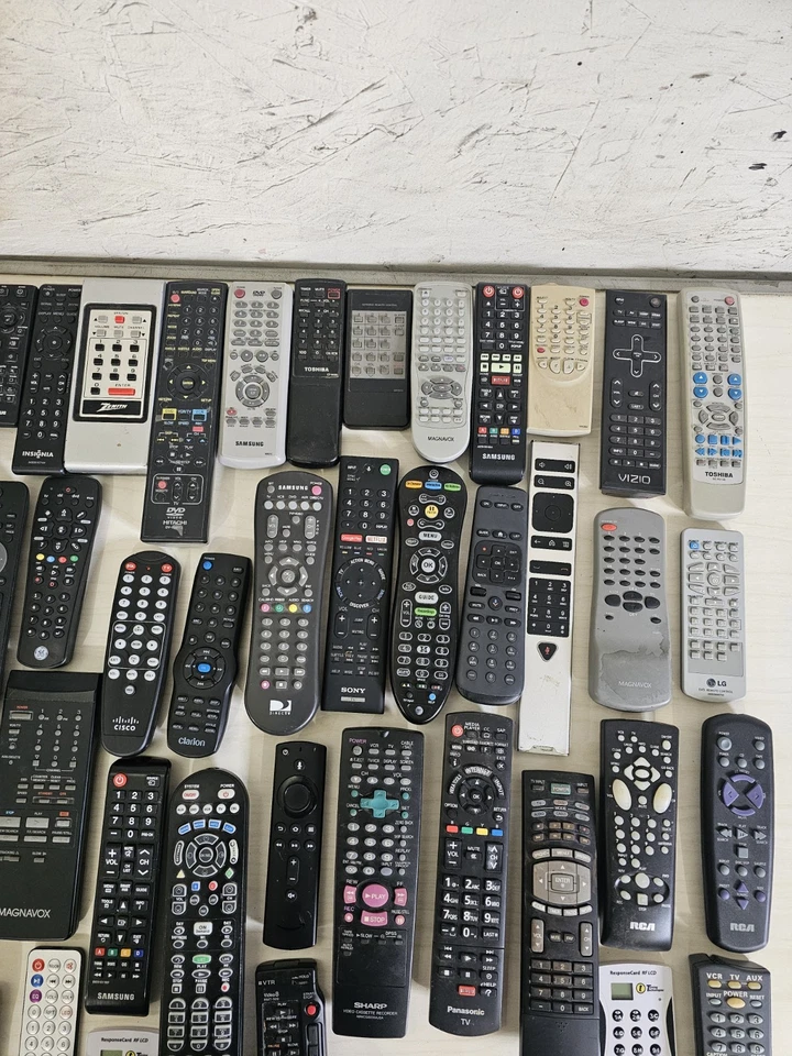 Lot of Fifty (50) Remote Controls - Miscellaneous Random Brands UNTESTED RESALE - Image 3 of 4