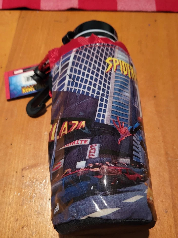 Botella de agua Spider-Man Spiderman Vintage Marvel envuelta en plástico 2005 Foto 4 de 4