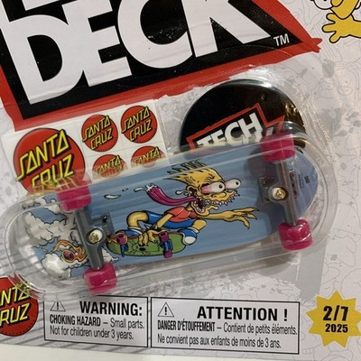 Tech Deck Santa Cruz BART SIMPSON SLASHER 2/7 2025 The Simpsons | eBay