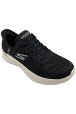 Zapatilla deportiva para mujer Skechers Go Walk Flex Grand Entry negra/blanca