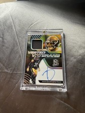 2020 Spectra Minkah Fitzpatrick Vested Veterans Patch ON CARD Auto /99 Steelers