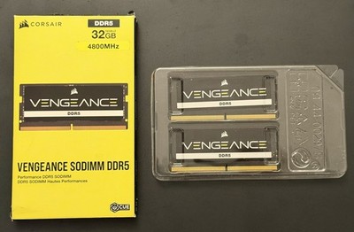 Corsair Vengeance 32GB (16x2) DDR5-4800 SODIMM (Laptop) Memory | eBay