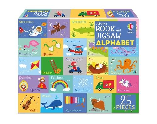 Book and Jigsaw Alphabet (Usborne Book by Kate NolanAilie Busby (PB 2024) - Image 4