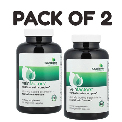VeinFactors  Varicose Vein Complex   180 Vegetarian Capsules   Pack of 2