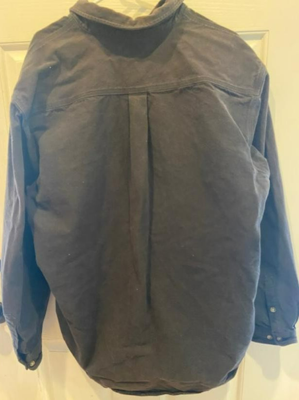 Carhartt Heavyweight Solid Flannel Button Up Shir… - image 6