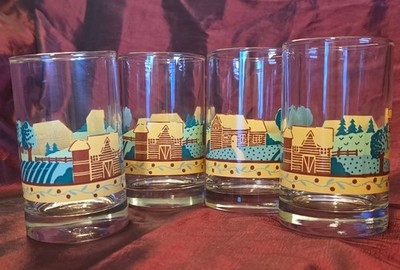 Corelle Coordinates Landscape juice glasses Set Of 4