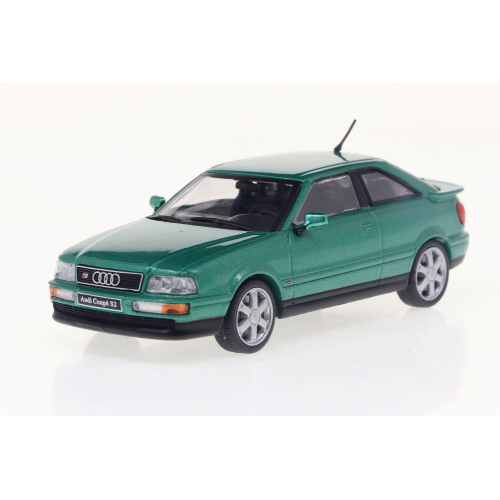 Audi 80 (S2) Turbo Coupe 1994 Green 1:43 Solido Auto Stradali -D- Neues Modell-image