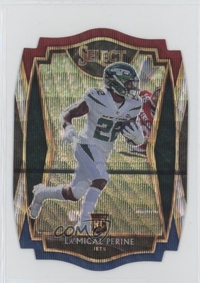 2020 Select Premier Level Tri-Color Prizm Die-Cut La'Mical Perine Rookie RC 11pj