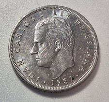 M&uuml;nze 5 PTAS Pesetas - Juan Carlos I Rey De Espana 1982 - Spanien