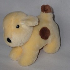 Eden Spot the Dog Plush Vintage 1993 Yellow Brown Puppy Stuffed Animal Small