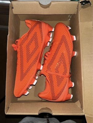 Umbro Velocita Football Cleats Orange Soccer Shoes Retails for $ 275