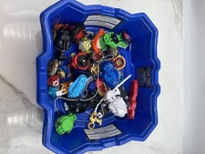 Beyblade Burst Turbo Slingshock Beystadium Lot Tops Launchers Ripcords Hasbro