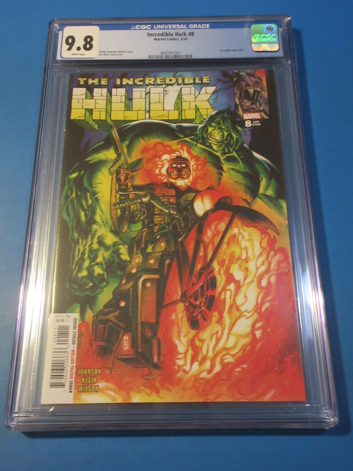 Incredible Hulk #8 CGC 9.8 NM/M Gorgeous Gem Wow