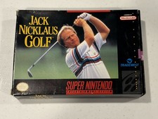 Jack Nicklaus Golf Super Nintendo SNES - Box, Cart, Manual
