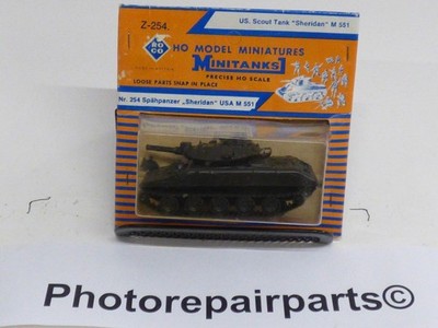 Roco Minitanks New Modern US M-551 Sheridan W/152mm Light Tank Lot #7400K 