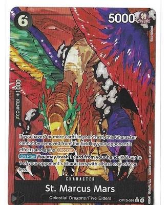 St. Marcus Mars [Alternate Art] OP13-091 One Piece Carrying on His Will