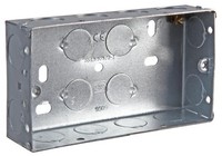 Pro Elec - 2-Fach Metall-Baustecker 35Mm