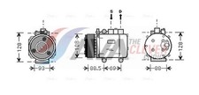 Kompressor Klimaanlage AVA Clever Choice FDAK174 für MONDEO FORD COUGAR 2 BAP 3
