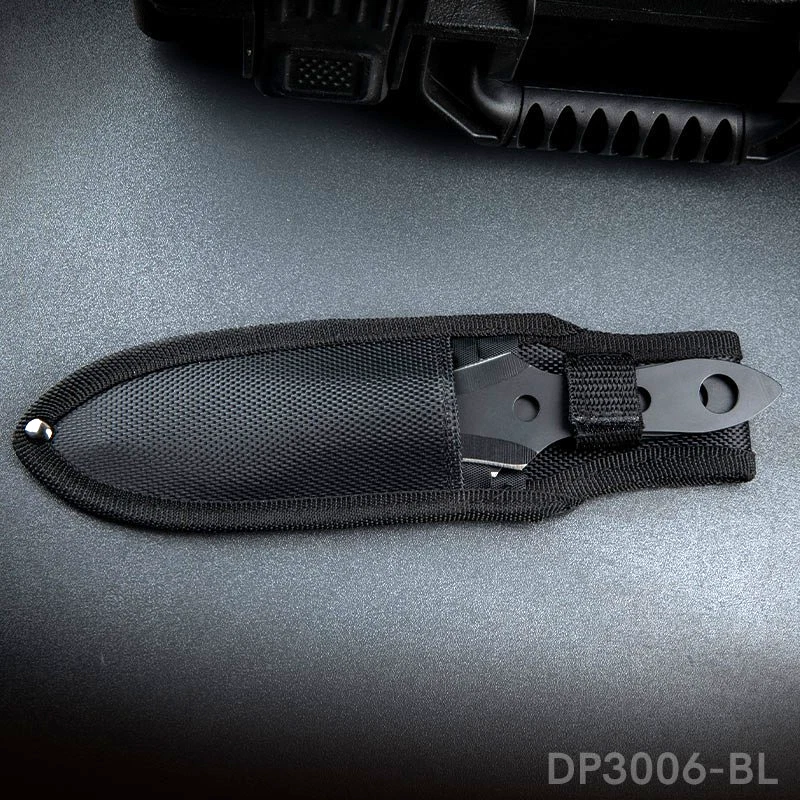 Juego de cuchillos de lanzamiento de acero inoxidable de 8" DISPATCH 3 piezas con funda - Kunai equilibrado Foto 2 de 4