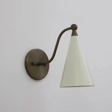Brass Wall Lamp Luminaire | Mid Century Modern Sconce Light