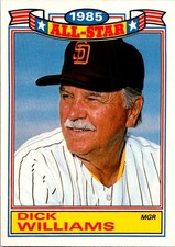 1986 Topps Dick Williams #12 NM-MINT