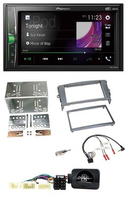 Pioneer 2DIN Lenkrad DAB USB Bluetooth Autoradio für Toyota Auris 2007-2011 anth