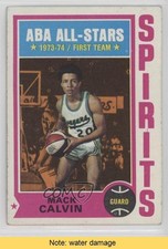 1974-75 Topps Mack Calvin #245 READ 0ha3