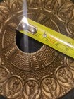 Vintage Brass or Bronze Ornate Ceiling Canopy Cap 4.75" D — photo 4