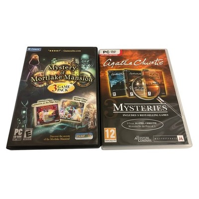 PC Mystery Game Bundle Mortlake Mansion 3 Pack + Agatha Christie Mysteries