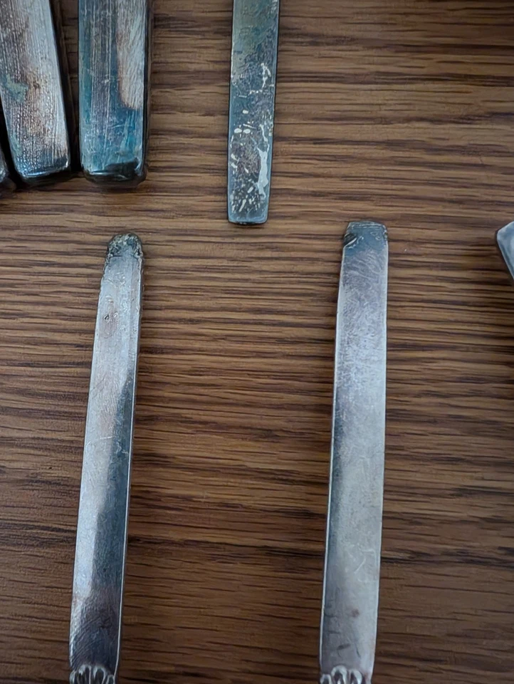 ¡Juego de cubiertos plateados vintage Oneida 43 piezas TWILIGHT COMMUNITY! Cubiertos Foto 4 de 4