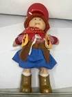 Vintage Cabbage Patch Cowgirl Doll (1982) w/ Hat, Boots, Vest, Diaper