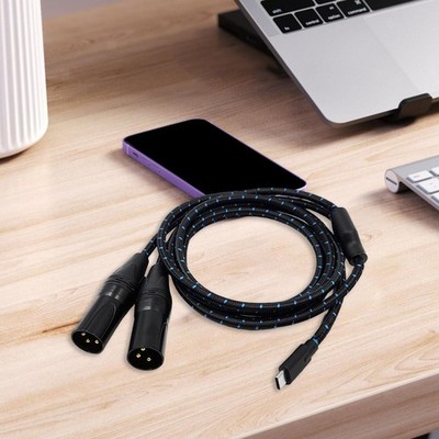 USB C auf 2 XLR USB C auf XLR 3 Pin USB C auf 2 XLR Adapter Typ C auf 2 XLR