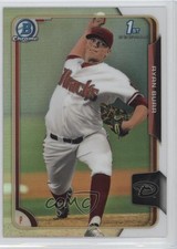 2015 Bowman Draft Chrome Refractor Ryan Burr #60 0o9